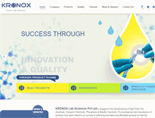 Tablet Screenshot of kronoxlabsciences.com